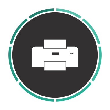 Yazdırma bilgisayar simgesi