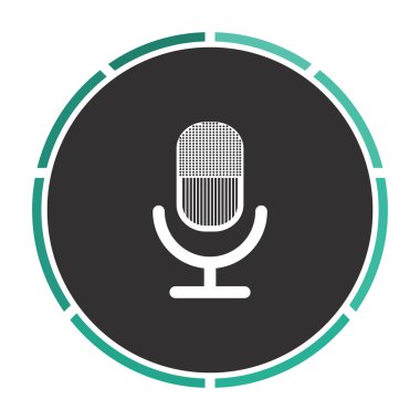 Mikrofon bilgisayar simgesi