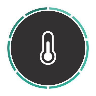 Termometre bilgisayar simgesi