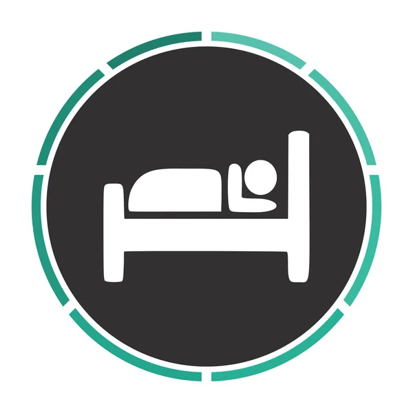 Hotel komputer symbol — Wektor stockowy