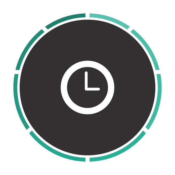 Reloj de tiempo símbolo del ordenador — Archivo Imágenes Vectoriales