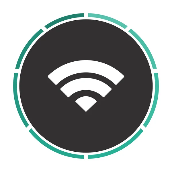 Símbolo do computador wifi —  Vetores de Stock