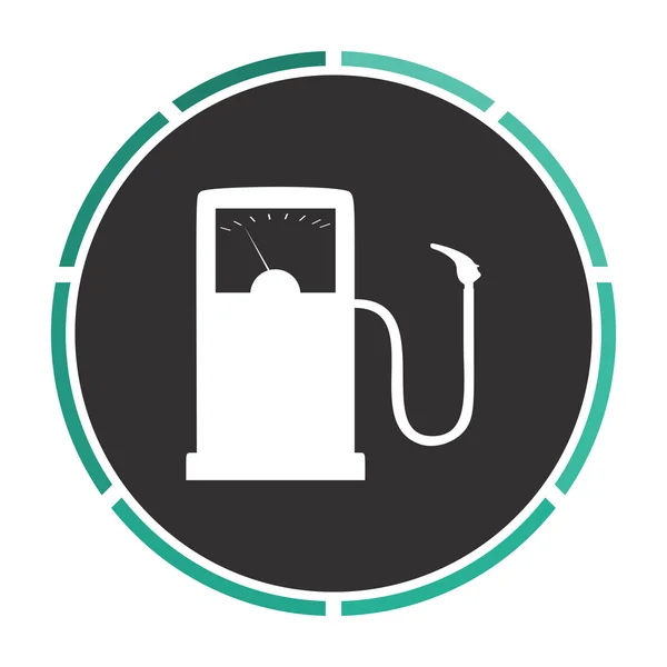Símbolo do computador do posto de gasolina — Vetor de Stock