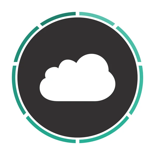 Cloud-Computer-Symbol — Stockvektor