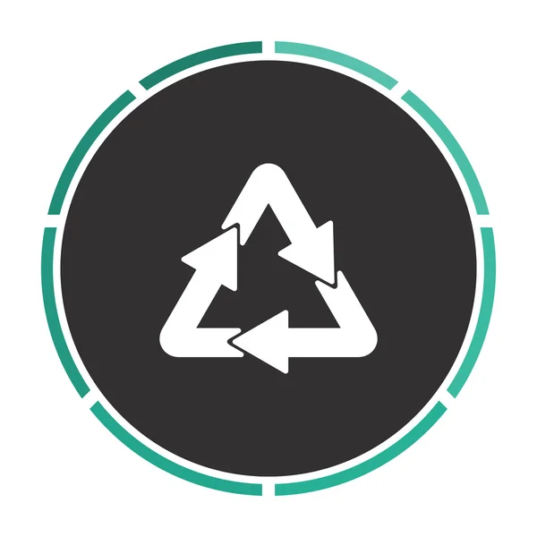 Recyklované symbol počítače — Stockový vektor