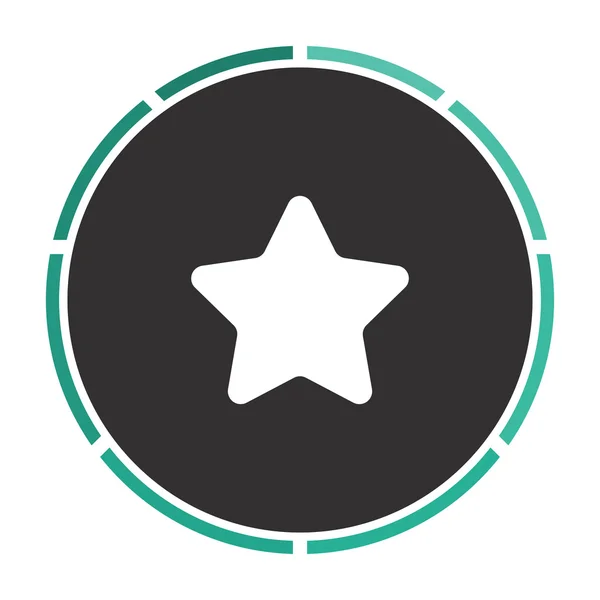 Star computer symbol — Stock Vector
