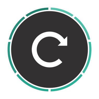 Döndürme ok bilgisayar simgesi