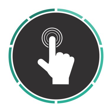 El tıklayın bilgisayar simgesi