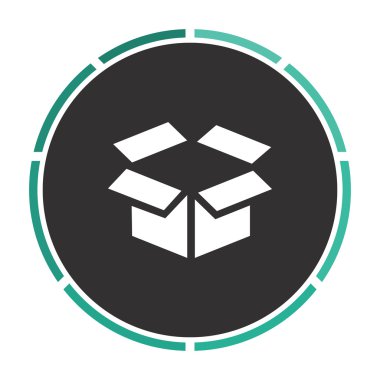 Açık kutu bilgisayar simgesi