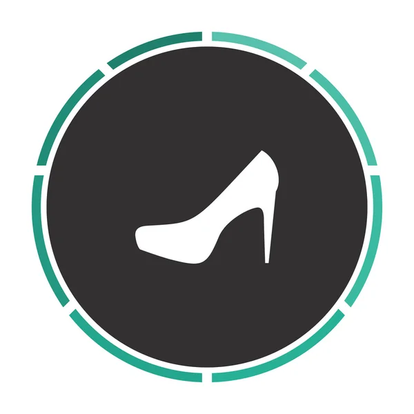 Simbol komputer high heels - Stok Vektor