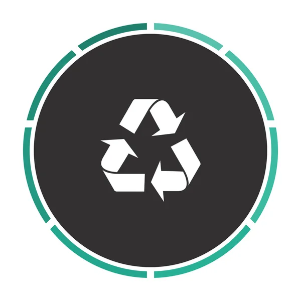 Recycling-Computersymbol — Stockvektor