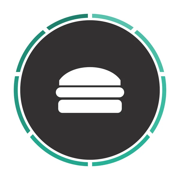 Burger számítógép szimbólum — Stock Vector