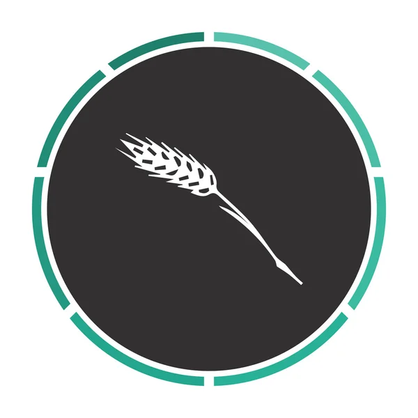 Símbolo do computador de trigo — Vetor de Stock