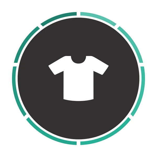 Camisa símbolo de ordenador — Vector de stock