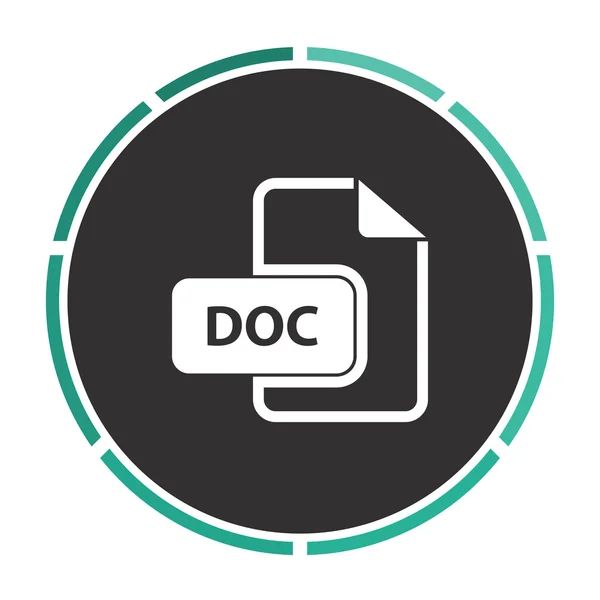 Doc Computer symbol — Stockvektor