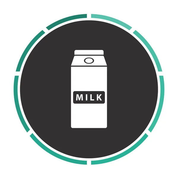 Boîte à lait symbole ordinateur — Image vectorielle
