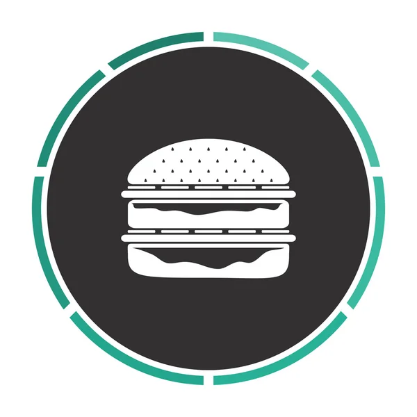 Hamburger computer symbool — Stockvector