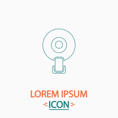 Web kamera bilgisayar simgesi