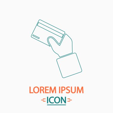ödeme kartı bilgisayar simgesi