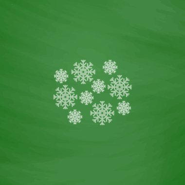 kar taneleri bilgisayar simgesi