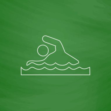 Yüzme bilgisayar simgesi