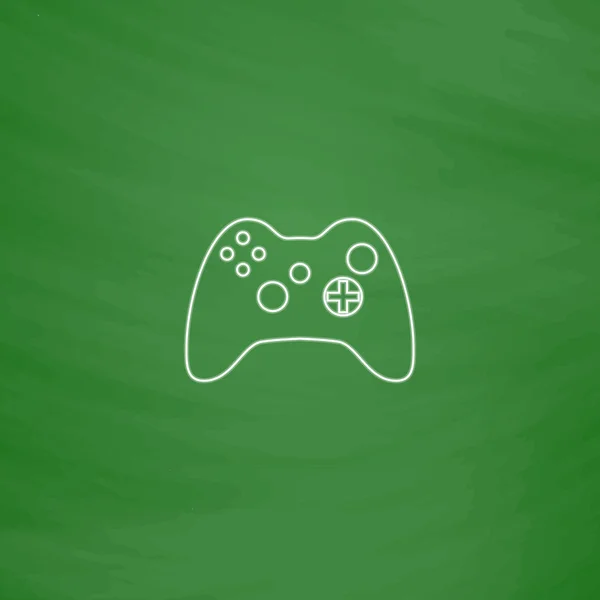 Symbole informatique de la manette — Image vectorielle