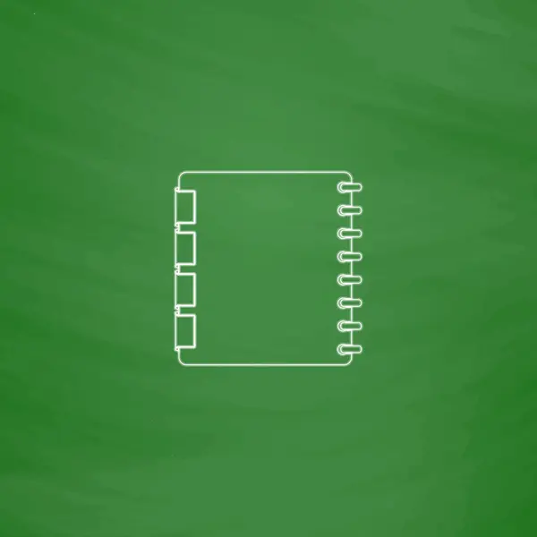 Organisator computer symbool — Stockvector