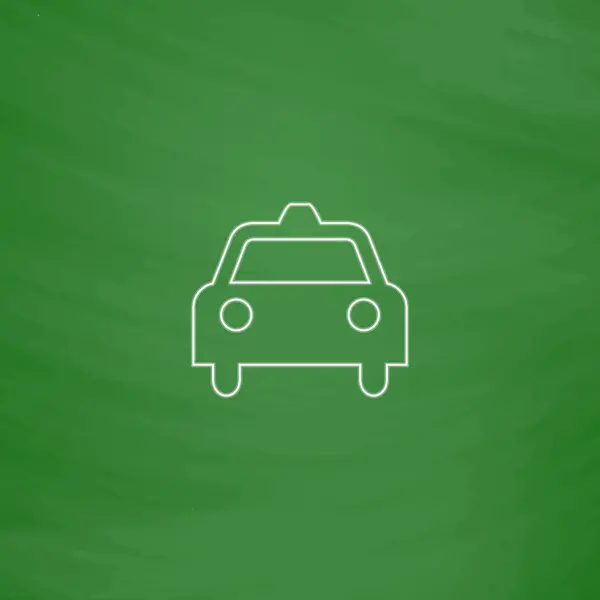 Taxi computer symbool — Stockvector