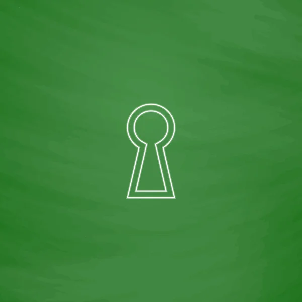 Keyhole computer symbol — Stock Vector