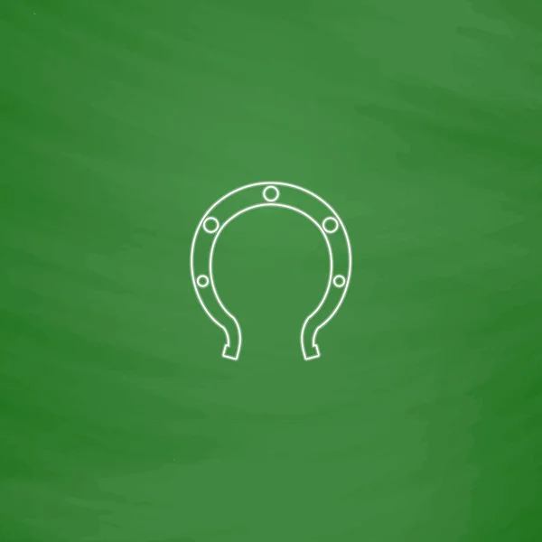 Horseshoe computer symbol — Stock Vector