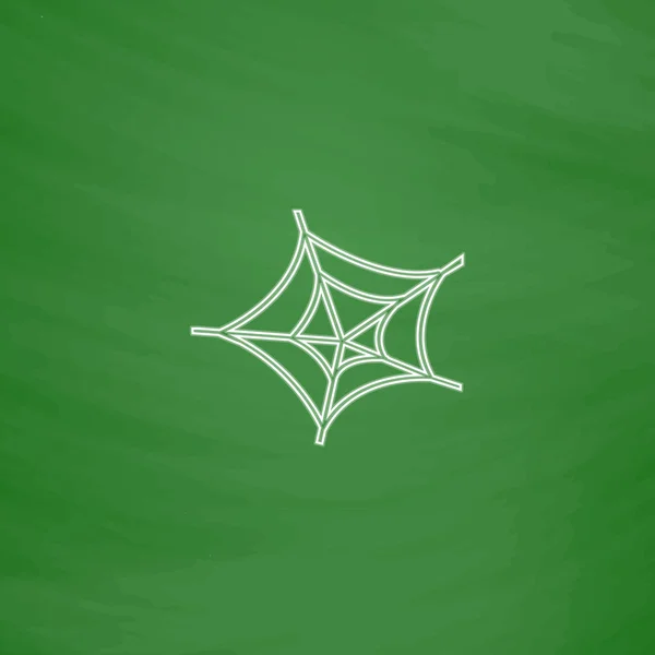 Símbolo de ordenador Spiderweb — Vector de stock