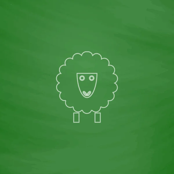 Moutons symbole informatique — Image vectorielle