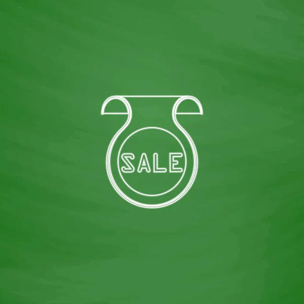 Sale computer symbol — Stock Vector