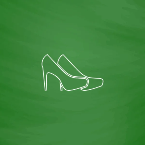 Chaussures symbole informatique — Image vectorielle