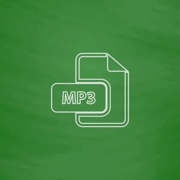 MP3 computer symbol — Stock Vector