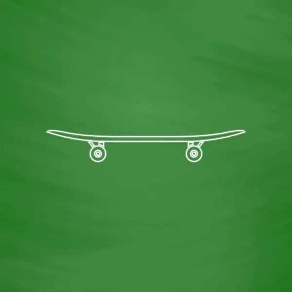 滑板计算机符号 — 图库矢量图片
