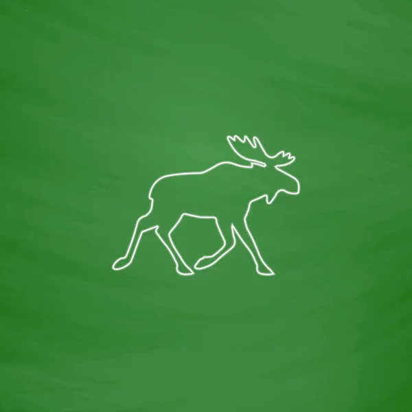 Moose computer symbool — Stockvector