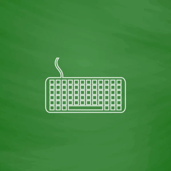 Πληκτρολόγιο υπολογιστή σύμβολο — Διανυσματικό Αρχείο
