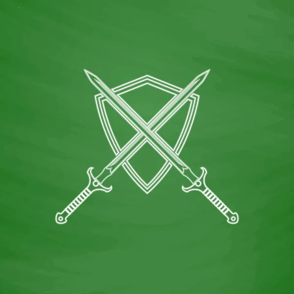 Heraldry computer symbol — Stock Vector