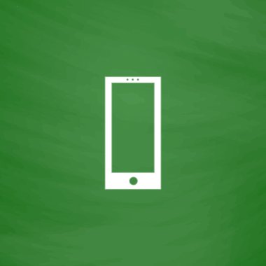 akıllı telefon simgesi, vektör illüstrasyonu