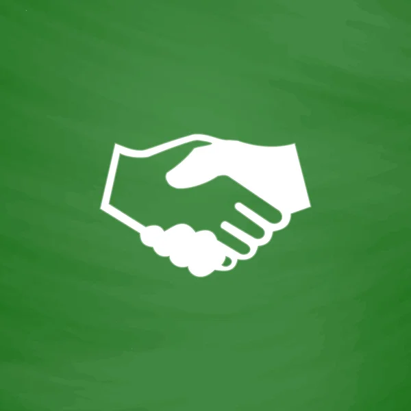 Handshake. pozadí pro podnikání a financí — Stockový vektor
