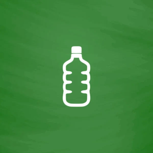 Icon of plastic water bottle — Stock Vector