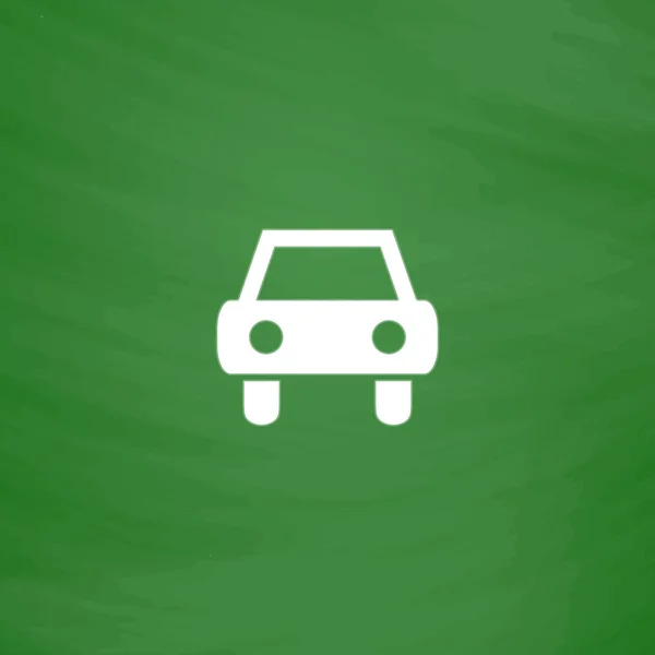 Vieille icône de voiture — Image vectorielle