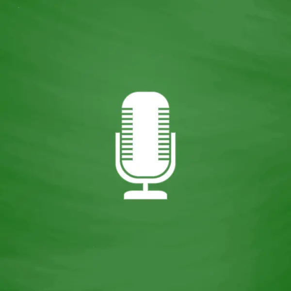 Иконка микрофона — стоковый вектор