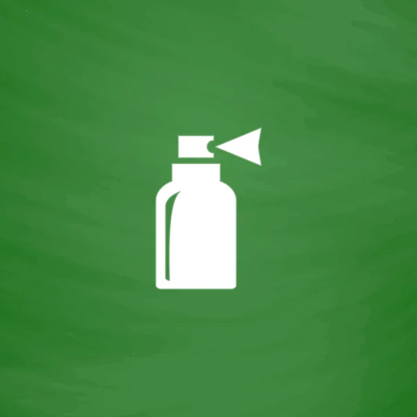 Spray flat icon — Stock Vector