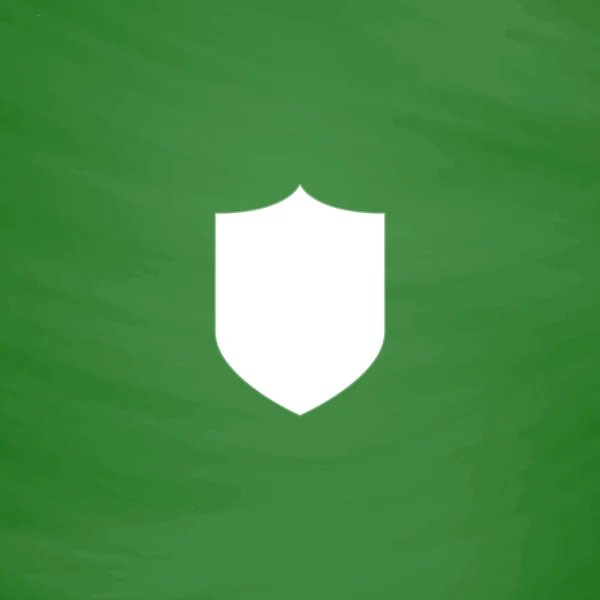 Shield icon, vector illustration. — Stock Vector