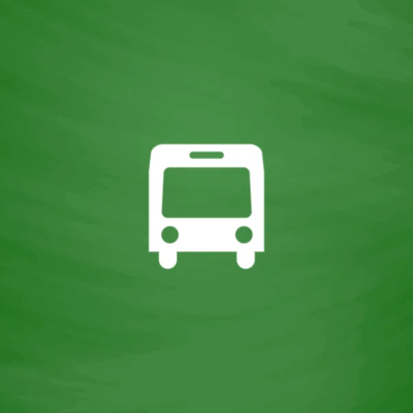 Bus flat icon — Stock Vector
