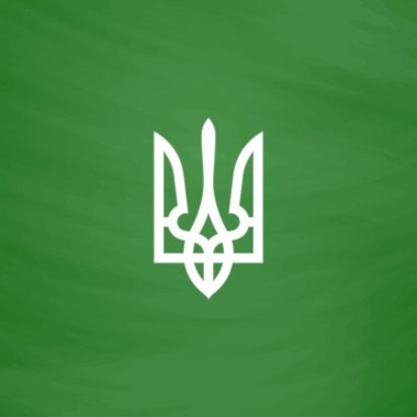 Trident kutsal kişilerin resmi, vektör çizim