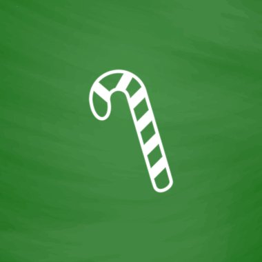 Şeker kamışı düz simgesi