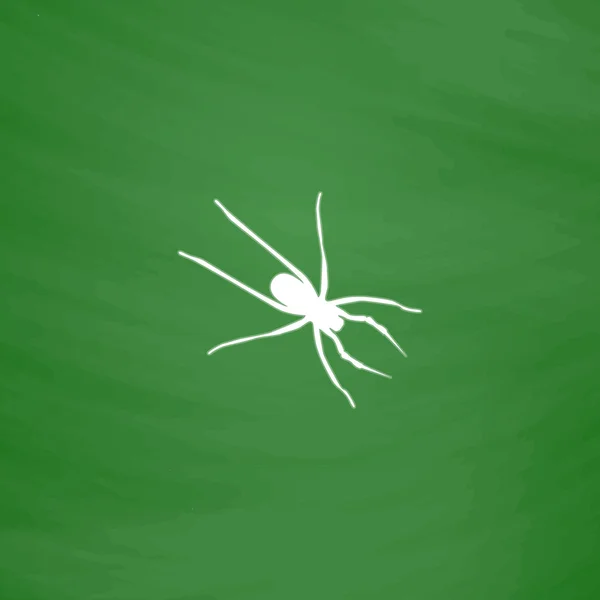 Icono plano araña — Vector de stock